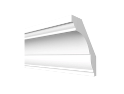 Потолочный плинтус DECOR-DIZAYN DD17, из дюрополимера, под покраску, ударопрочный, 2 метра.