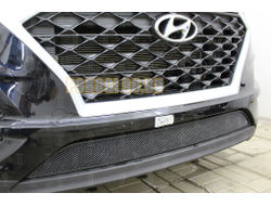 Защита радиатора Hyundai Tucson 2018- black низ