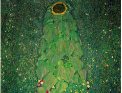 Купить греющую картину с фото репродукции Густава Климта Подсолнух