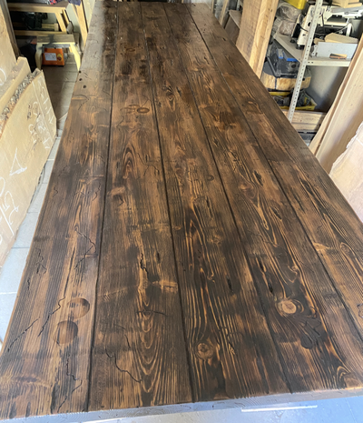 стол лофт, стол для ресторана, стол для кафе, стол старинный, стол сосстаренный, амбарная доска,