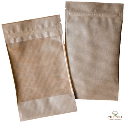 Пакет крафтовый с зип-замком (100г)