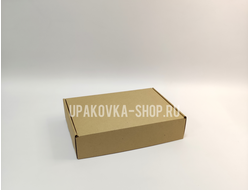 Коробка с откидной крышкой 220*160*50 мм БУРЫЙ