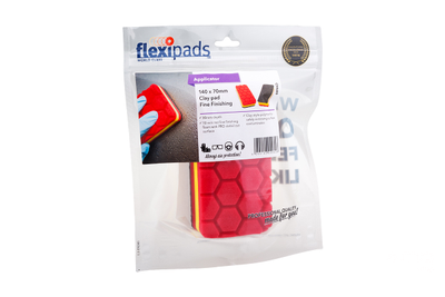 FlexiPads - красный двухсторонний аппликатор очищающий / финишный с жесткой серцевиной