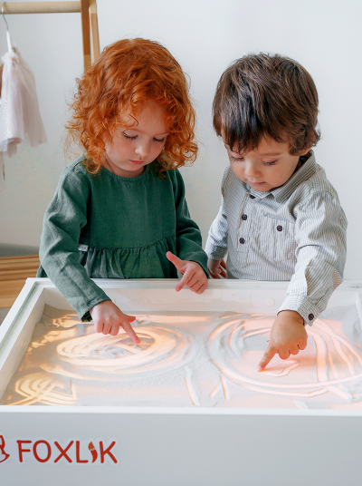 Световой стол-песочница 10-в-1 "Карта мира"