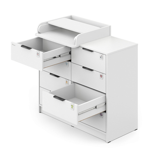 Комод пеленальный Pituso Kids Optimum Белый-белый