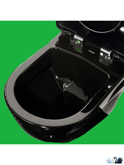 Унитаз Creavit Terra Black TP325-11SI00E-0000 черный c инсталляцией - комплект с сиденьем микролифт, клавишей SPA Black (TP325-11SI00E-0000 + GR5003.01 + GP7002.02 + KC0103.03.1300E)