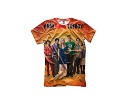 Футболка Теория большого взрыва, The Big Bang Theory с полной запечаткой №18