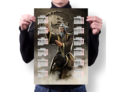 Календарь настенный Мортал Комбат, Mortal Kombat №35