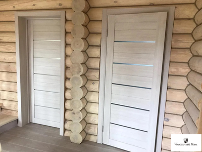 Дверь межкомнатная эко шпон Порта 22 капучино