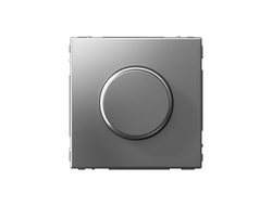 Systeme Electric ArtGallery Сталь Светорегулятор (диммер) повор-нажим, LED, RC, 400Вт, механизм