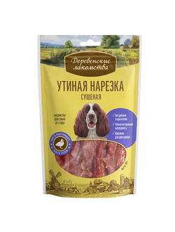 Деревенские лакомства, Утиная нарезка сушёная для собак