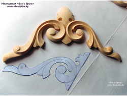 Резные уголки и рисунки для резьбы, Великая Кракотка