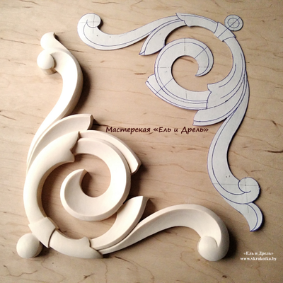 Декор резной ручной работы