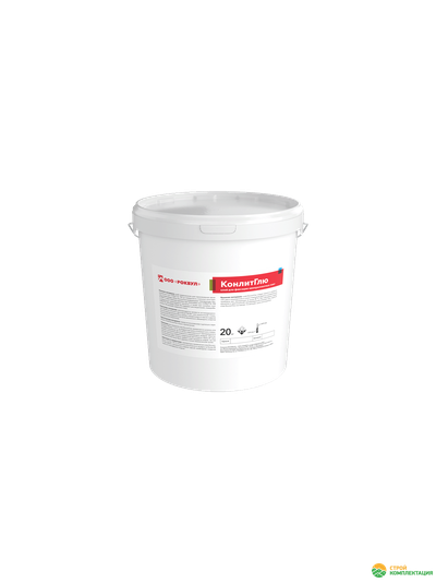 Клей силикатный РОКВУЛ КОНЛИТ Глю термостойкий, ведро 20 кг