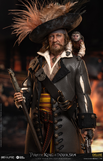 ПРЕДЗАКАЗ - Капитан Барбосса, делюкс версия (Джеффри Раш, серия "Пираты Карибского моря") - Коллекционная ФИГУРКА 1/6 Pirate king of the inner sea DX ver (EKS012D) - EKUAZ STUDIO x ECHO DESIGN ?ЦЕНА: 38500 РУБ.?