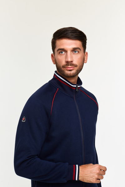 Теплый спортивный костюм мужской  SKM-12M-RR-1270/1, синий