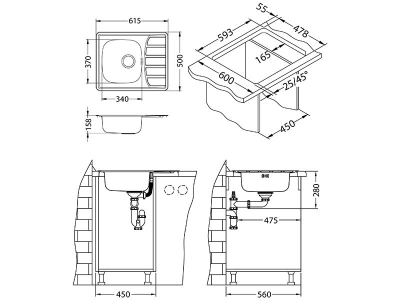 Мойка Alveus Zoom 10