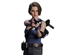 Джилл Валентайн (Resident Evil 3 Remake) - Коллекционная ФИГУРКА 1/6 scale SET063 (S12d) - SUPER DUCK