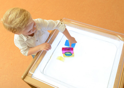 Лоток для игры с водой прозрачный (Квадратный)