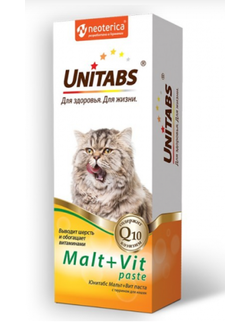 Malt+Vit паста с таурином для кошек, 120 мл