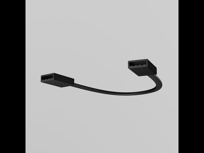 Гибкий коннектор для токоведущей ленты Exility IP черный, O-TR002-SC, Maytoni