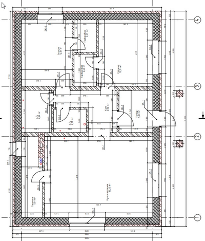 Одноэтажный дом с двумя спальнями 89м² (S19)