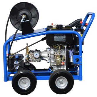 Серия аппаратов Посейдон D12, 12,5 л.с., 160-300 бар, 13-22 л/мин с дизельным двигателем