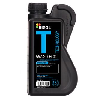 НС-синтетическое моторное масло &quot;BIZOL TECHNOLOGY&quot; 5W20 ECO, 1 л