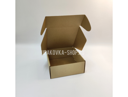 Коробка с откидной крышкой 160*150*70 мм БУРЫЙ