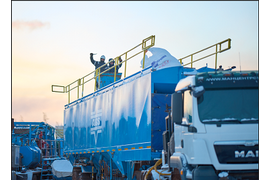 Установка для подачи проппанта