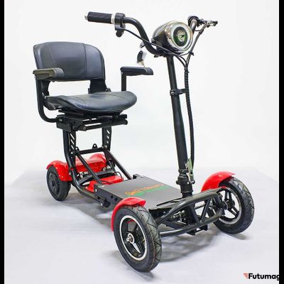 Трицикл GreenCamel Кольт 501 (36V 10Ah 2x250W) кресло Красный