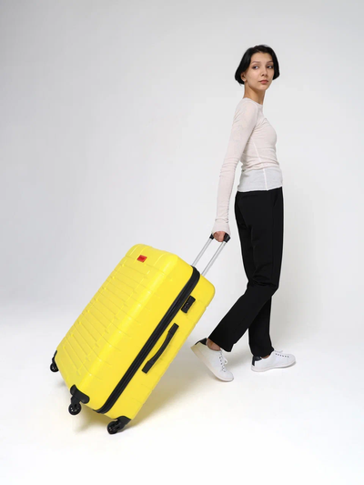 Чемодан для путешествий L Optimum Travel, желтый