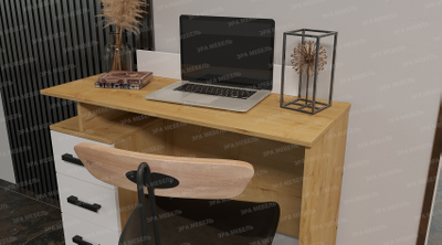 Трюмо ЭКО Дуб Вотан-Белый гладкий ЭРА