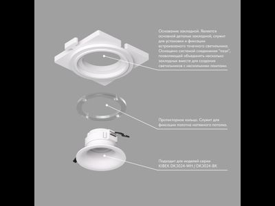 Закладная панель DK3024-SCB