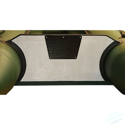 Лодка ПВХ Polar Bird Чирок PB-300ТМ Teal со стеклокомпозитной сланью Зелёная