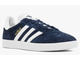 Adidas Gazelle White Blue (Экозамша) новые