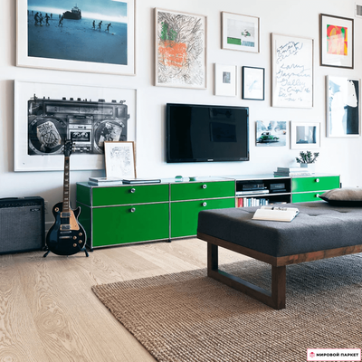 Паркетная доска Farecom Дуб Сен-Тропе состаренный 188 мм 3-х полосная без фаски лак замок 2G толщина 14 мм 3.41 м2