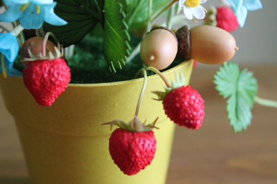 Букет из полимерной глины "Лесной подарок"