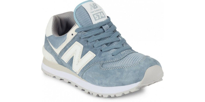 New Balance 574 Светло-голубые с белым