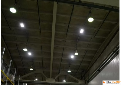 Монтаж освещения в квартире ИВАНМАСТЕР