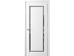 Межкомнатная дверь Эрмитаж 8 белая, парящая филенка