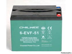 Аккумуляторная батарея Chilwee 6-EVF-52 (12В-54А\ч С5) 226х135х175 д.ш.в.к