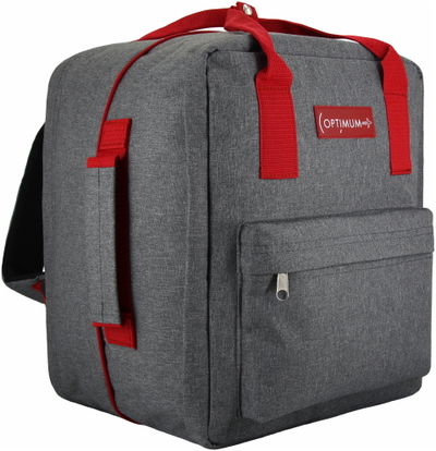 Рюкзак Сумка Чемодан ручная кладь 36x30x27 Optimum Pobeda RL, серый