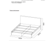 Кровать двойная №4 (1600*900*2000) Серый велюр (с основанием)