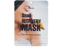 Thinkco. Маска-салфетка для лица с экстрактом муцина улитки SNAIL RECOVERY MASK (23 мл)