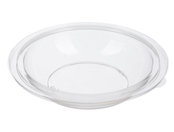 Крышка для контейнера СпК-190, диаметр 190 мм, высота 38 мм, прозрачная, 300 штук