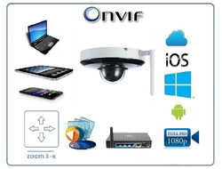 DaHua, Уличная WiFi/LAN моторизированная видеокамера с DVR, Full HD 2 Mp