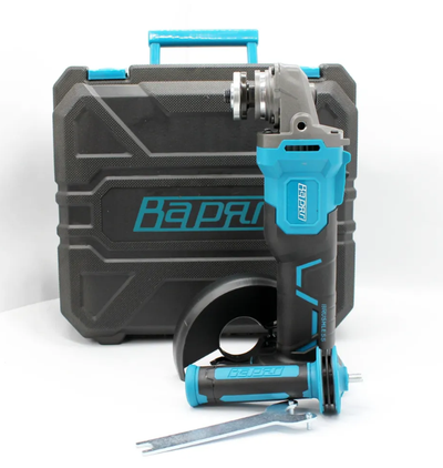 Угловая шлифмашина аккумуляторная Варяг МШУ-126 (БЕСЩЕТОЧНАЯ, кейс, без АКБ, без ЗУ)