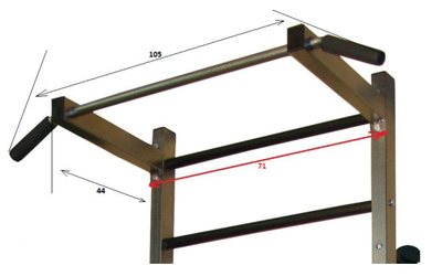 Стойка PRO-T + брусья Б-ПС