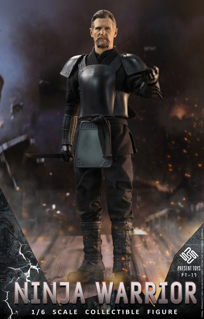 Брюс Уэйн и Ра'с аль Гул (Бэтмен: Начало, Batman Begins) - Коллекционная ФИГУРКА 1/6 scale Double suit - Ninja Warrior (PT-sp17) - PRESENT TOYS